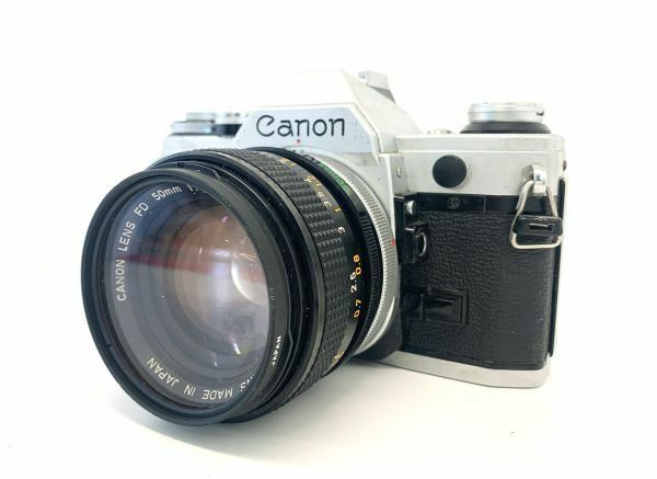 1スタ～【Canon/キャノン】AE-1　一眼レフカメラ　レンズ付属　ジャンク現状品