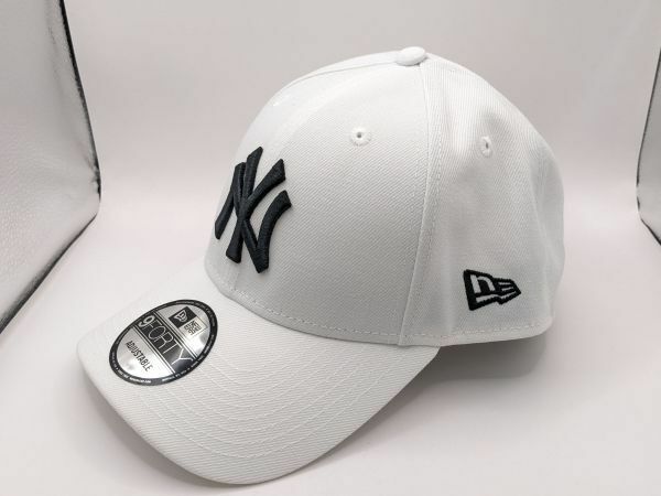 未使用 NEWERA ニューエラ キャップ 白 ホワイト 9FORTY ニューヨークヤンキース 帽子 ベースボールキャップ （M7755）