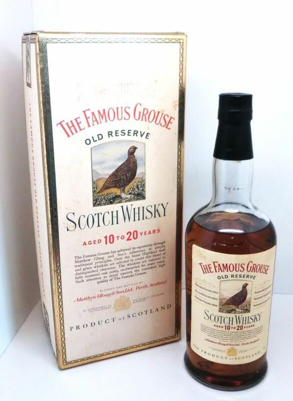 【未開栓】THE FAMOUS GROUSE フェイマスグラウス 10-20年 箱付 750ml 43%　スコッチウイスキー