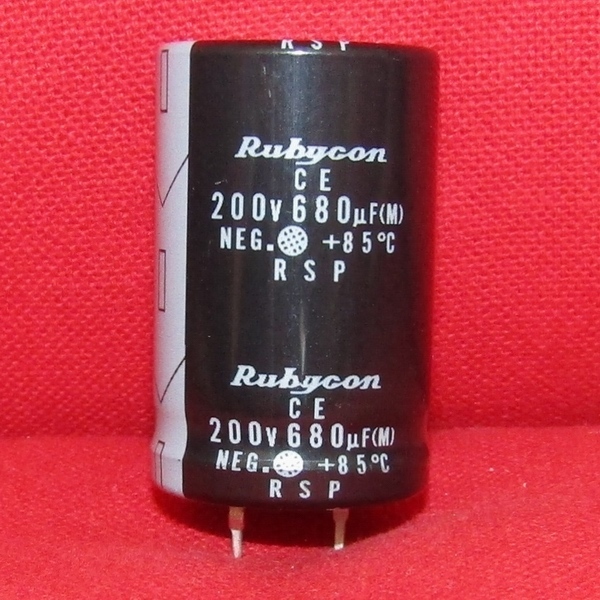 CR01 ルビコン 電解コンデンサ 680μF 200V 新品