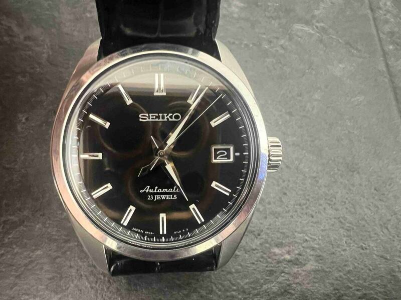 CT7032　セイコー SEIKO 6R15-00C0 メカニカル 23石 メンズ腕時計 裏スケルトン 自動巻き 