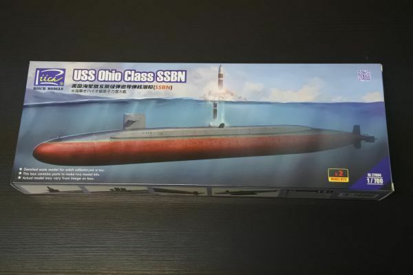 179 RL27004 1/700オハイオ級原子力潜水艦 2隻セット 350/60B3 リッチモデル
