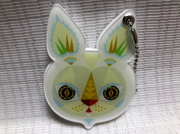 ☆新品☆クラウスハーパニエミ/可愛い鏡、チャーム型ミラー（外出時の化粧直しに