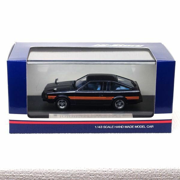 330d Hi-Story 1/43 TOYOTA COROLLA COUPE LEVIN 1979 HIGH GLOW DARK BLUE トヨタ カローラ クーペ レビン HS057 BL ハイストーリー