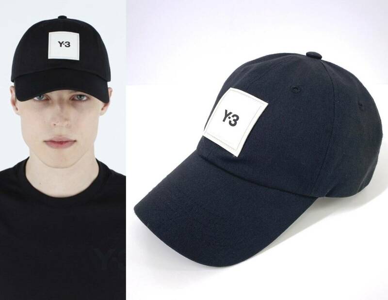 Y‐3 ワイスリー SQUARE LABEL CAP スクエアラベル キャップ ブラック 黒 帽子 ロゴ アディダス ヨウジヤマモト adidas YOHJI YAMAMOTO