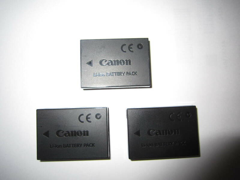 CANON　キャノンNB-3L充電池 3個セット　
