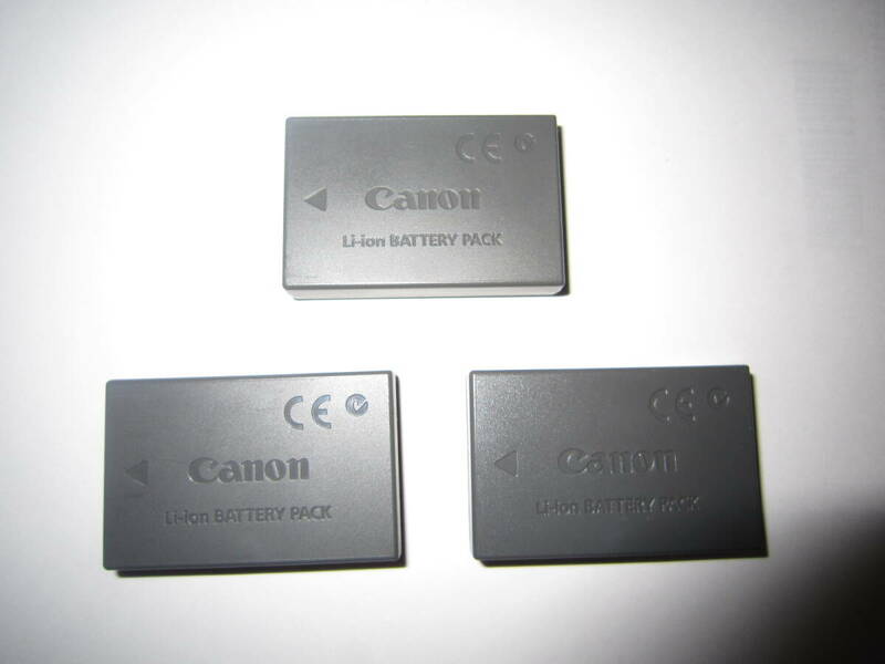 CANON　キャノンNB-1LH充電池 3個セット