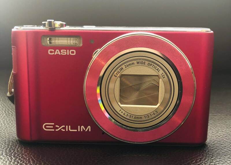 #7489【通電・動作確認済み】CASIO カシオ EXILIM エクシリム EX-ZS190 ピンク デジタルカメラ デジカメ コンパクト