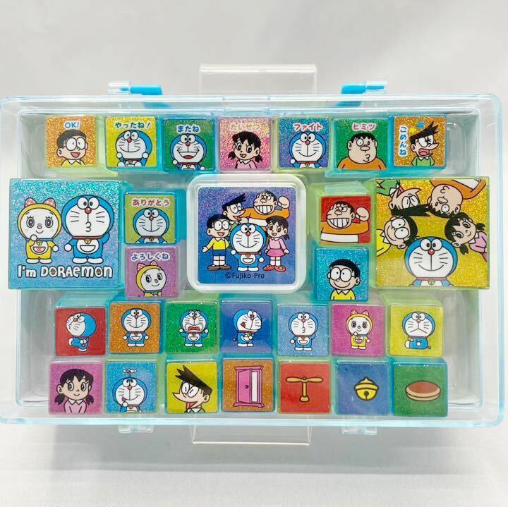 【未使用】ドラえもん　スタンプセット　はんこ　サンリオ