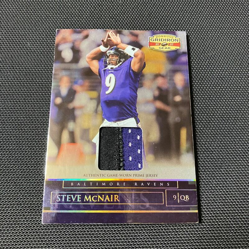 2007Donruss スティーブ・マクネア Jersey Card /50