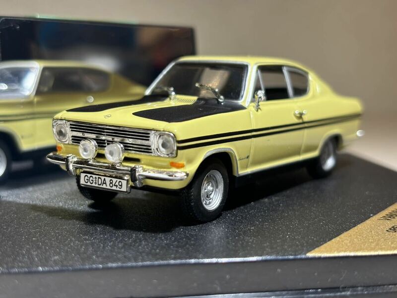 1/43「オペル カデット B クーペ ラリー1100 」1966 ライトイエロー VITESSE リミテッドエディション V98081