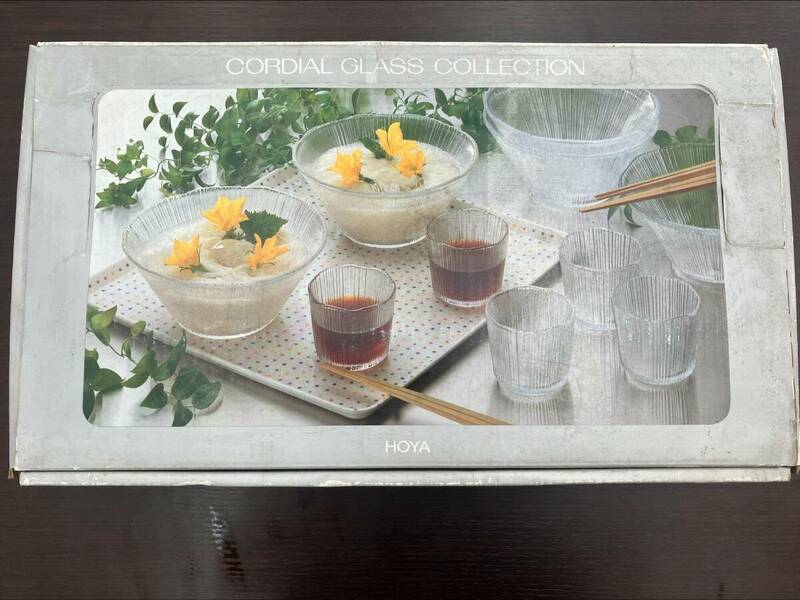 #3280 HOYA そうめん CORDIAL GLASS COLLLECTION