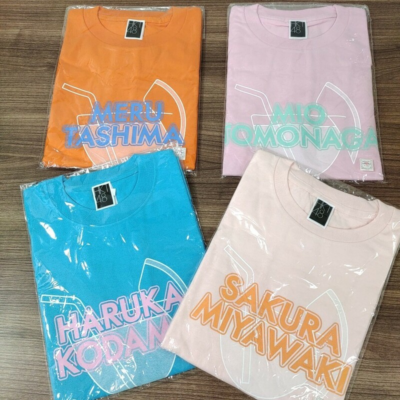 未開封　　HKT48　Tシャツ　4枚セット　サイズ不明