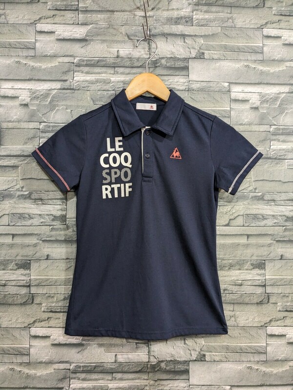 ★送料無料★le coq sportif　ルコックスポルティフ　半袖　ポロシャツ　トップス　レディース　Sサイズ