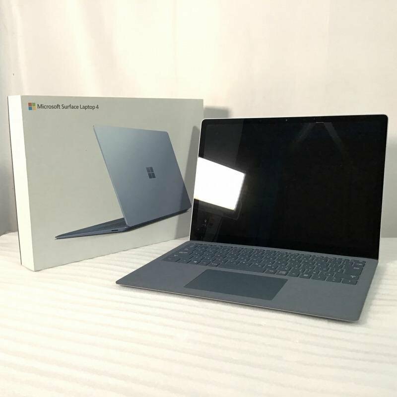 【展示品・中古品】 マイクロソフト / Microsoft Surface Laptop 4 5C1-00030 タッチパネル アイスブルー Windows11 Home 8GB 30017959