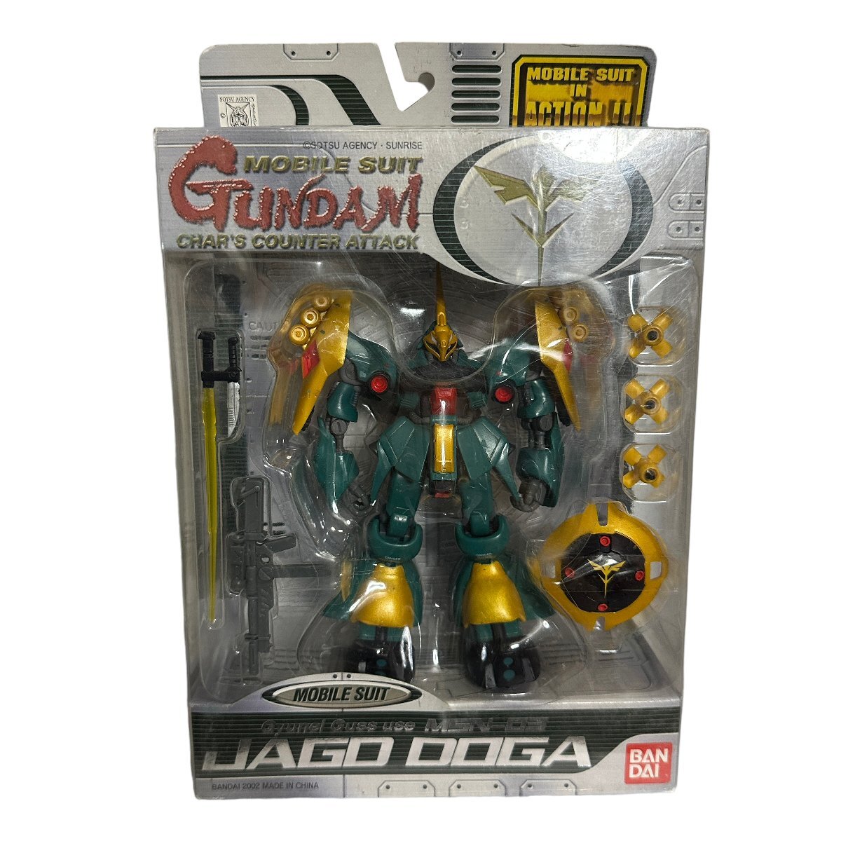 【未開封】MIA　バンダイ　　ヤクト・ドーガ ギュネイ・ガス専用機　モビルスーツインアクション　機動戦士ガンダム 逆襲のシャア　BANDAI