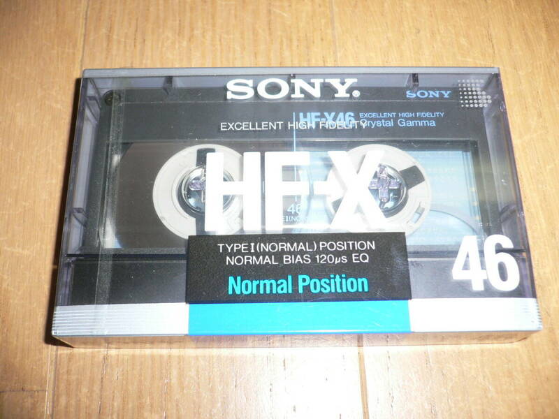 *新品未開封 SONY HF-X 46 46分 ノーマルポジション カセットテープ ソニー NORMAL POSITION TYPEⅠ*