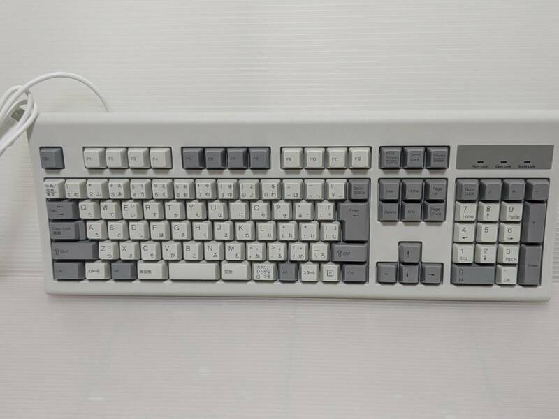 【一円スタート】Perixx PERIBOARD-106MUS キーボード 有線 パフォーマンス フルサイズ「1円」IKE01_1760