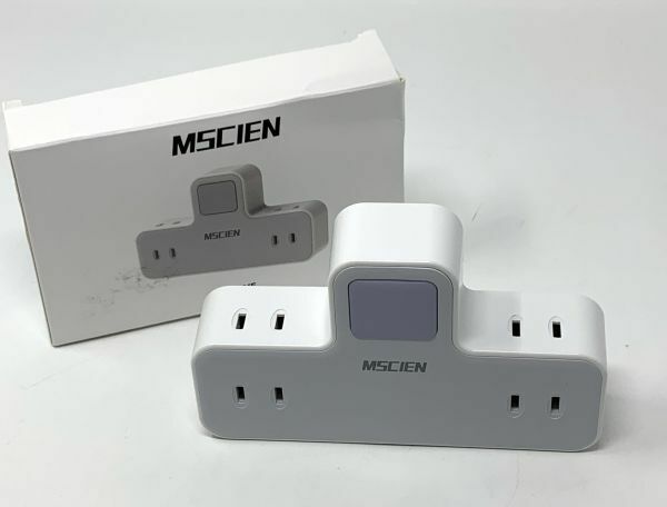 【一円スタート】Mscien LEDナイトライト コンセント 電源タップ 6個AC口 マルチタップ 充電タップ 1円 SEI01_1968