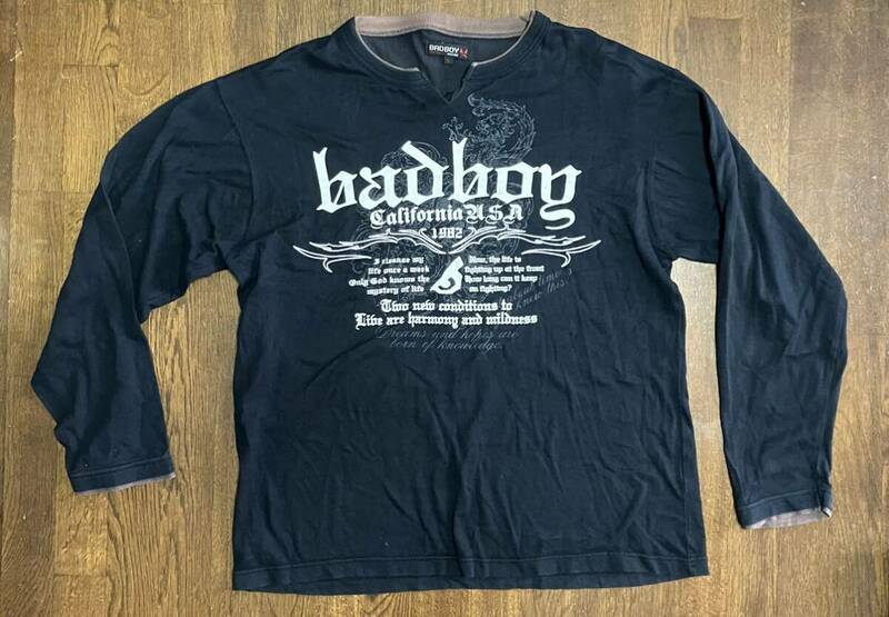 Bad boy バッドボーイ　ロンティー 長袖Tシャツ Lサイズ