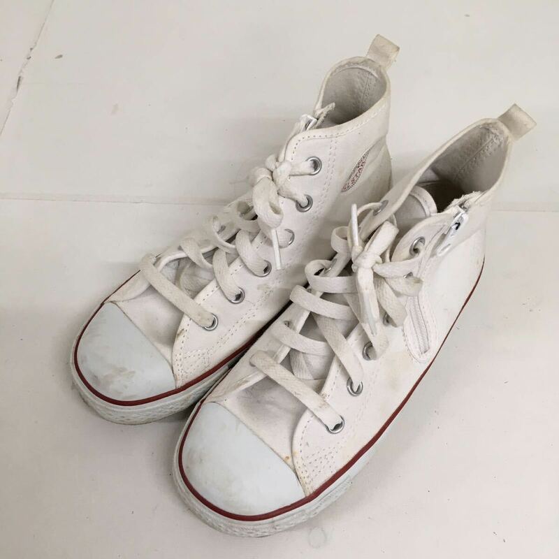 送料込み★CONVERSE コンバース★ハイカットスニーカー　レディース　キッズ　22㎝　子供シューズ　#60607s583