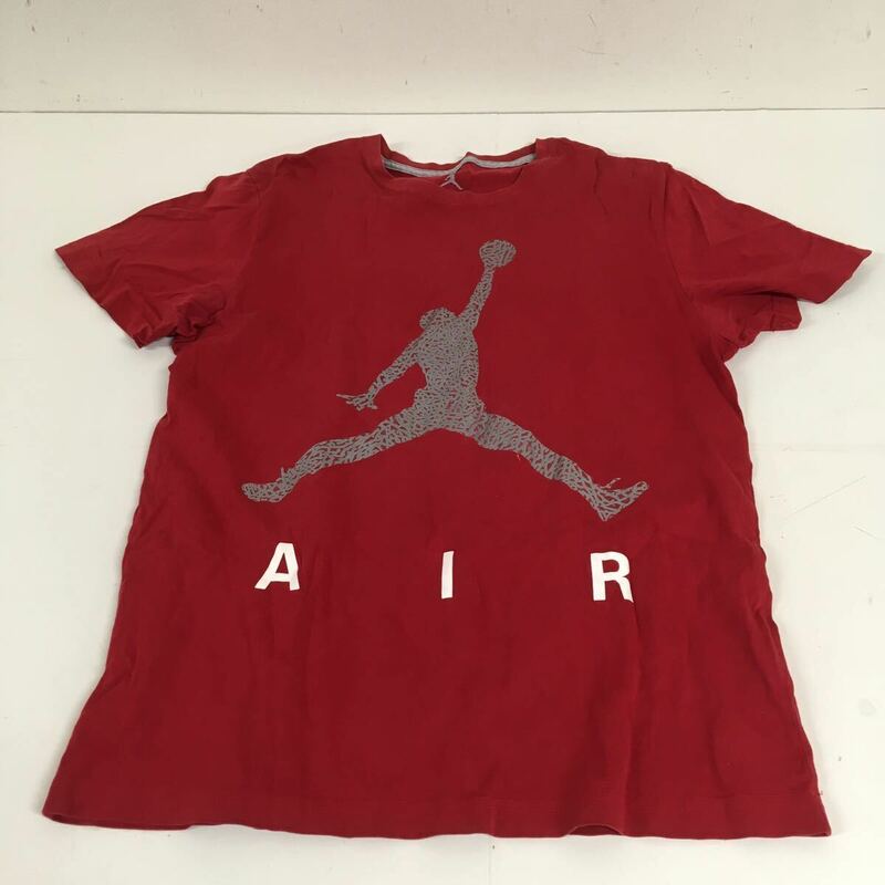 送料無料★NIKE JORDAN ナイキ　ジョーダン★半袖Tシャツ　トップス★メンズ　XLサイズ★赤#60610sj107