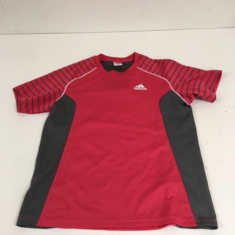 送料無料★adidas アディダス★半袖Tシャツ　トップス★メンズ　Mサイズ★ピンク#60614sj99