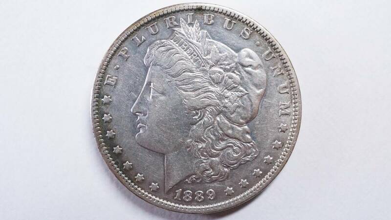 1889-o アメリカ合衆国 1ドル銀貨 モルガン ダラー Silver.900 US ONE DOLLAR ニューオリンズ造幣局