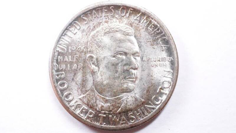1926年 アメリカ合衆国 50セント銀貨 ブーカー・T・ワシントン 記念銀貨 US half Dollar Silver.900 アメリカ コインコレクション品