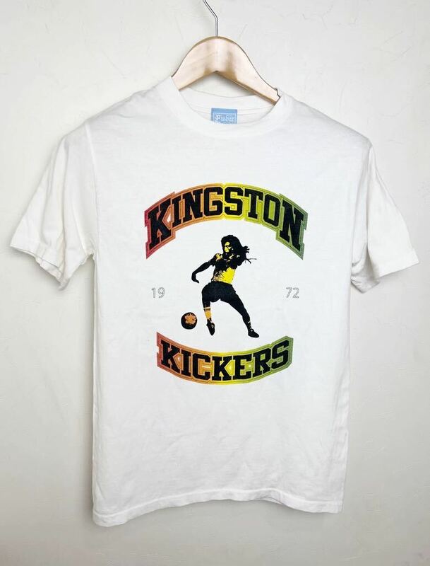 MADE IN USA KINGSTON reggae レゲエ　Tシャツ　S フットボーリスタ　フットボーラー
