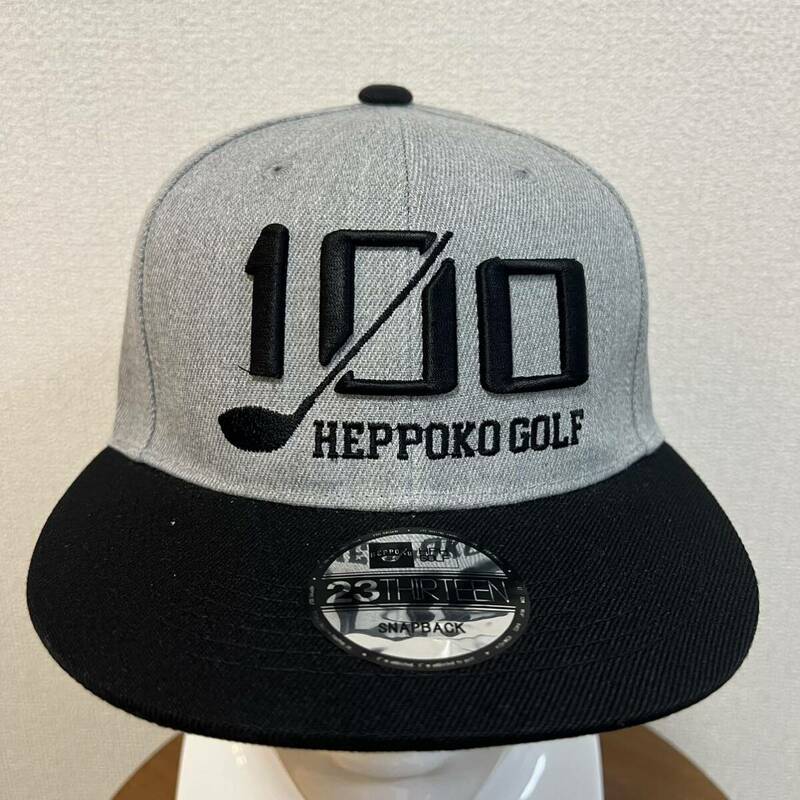 ヘッポコゴルフ オリジナル キャップ CAP golf 100切り GRBK×BK (NEW ERA テーラーメイド supreme briefing ping ニューエラ titleist)