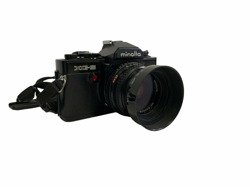 MINOLTA ミノルタ XG-S カメラ MD ROKKOR 45㎜ 1:2 カメラレンズ フィルムカメラ レトロ