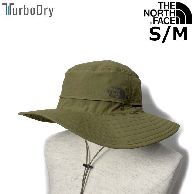 1円～!売切!【正規新品】THE NORTH FACE◆HORIZON BREEZE BRIMMER HAT ハット 帽子 US限定 軽量 TurboDry 男女兼用(S/M)カーキ 180623-5