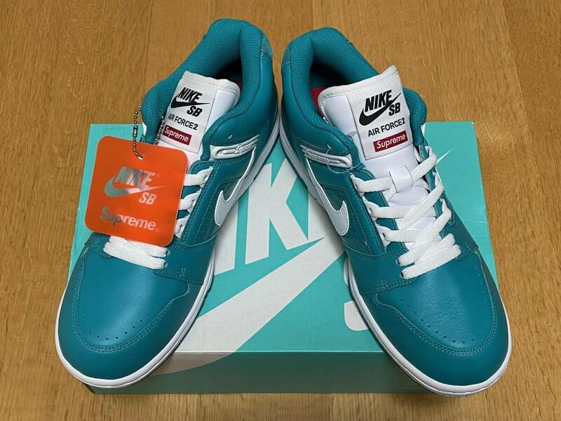 ★未使用/Supreme×NIKE SB AF2 LOW/エメラルド/8.5(US)・26.5cm★