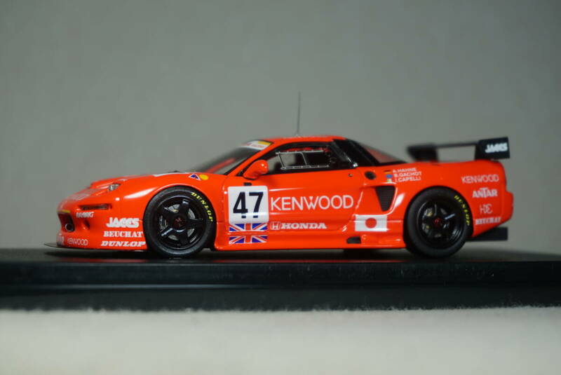 1/43 ルマン GT1 ターボ HPI HONDA NSX GT1 TURBO #47 1995 Le Mans 24h 本田 ホンダ GT-1 ガショー カペリ TCP Gachot Capelli Hahne