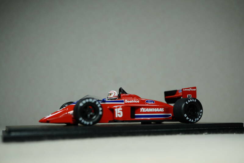 1/43 ジョーンズ ベルギー spark Lola THL2 FORD #15 Jones 1986 Belgium GP TEAM HAAS ローラ ハース フォード Force TEC Bertrice