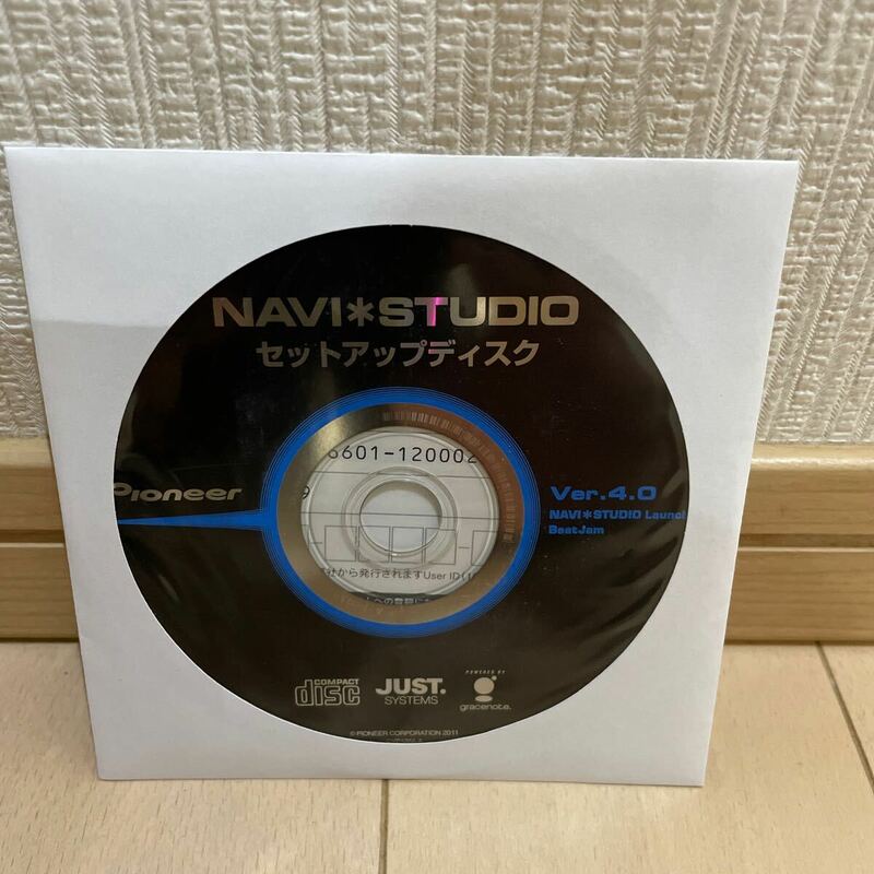 送料無料　未使用　Pioneer パイオニア NAVI STUDIO セットアップディスク Ver.4.0 BeatJam CD ディスク