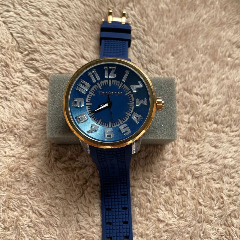 送料無料　未使用　Tendenceテンデンス フラッシュ クオーツ腕時計 TY532004 ブルー