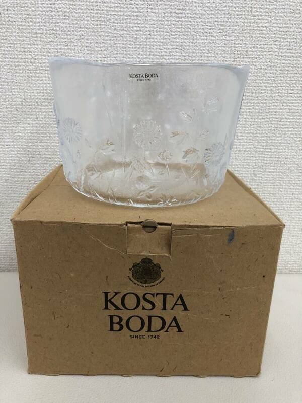 1円～【保管品・デッドストック】KOSTA BODA SINCE1742 ULLA Bowl 165mm ボウル ガラス製 58249 コスタボダ