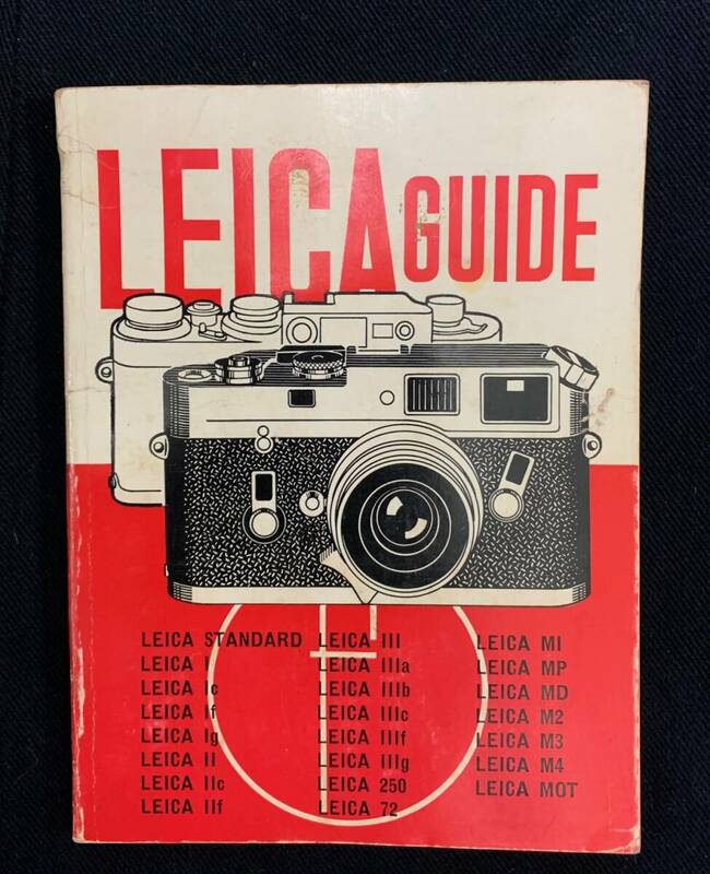 ライカ LEICA GUIDE 1970年大変珍しい ベーシックガイドブック英語版全134ページ