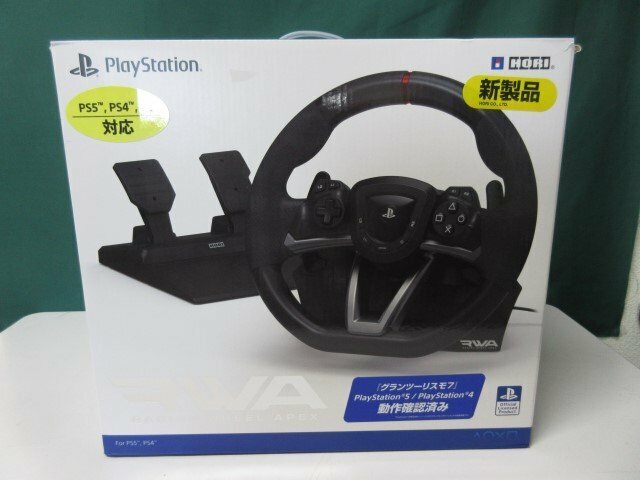 PS5/PS4/PC用　ホリ レーシングホイールエイペックス　クイックスタートガイド無し　③