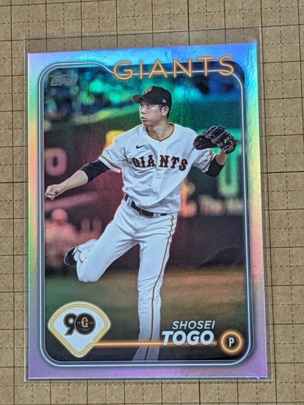 戸郷翔征【2024 TOPPS NPB ベースボールカード】巨人 #76 ベース パラレル シルバー フォイル 150枚限定