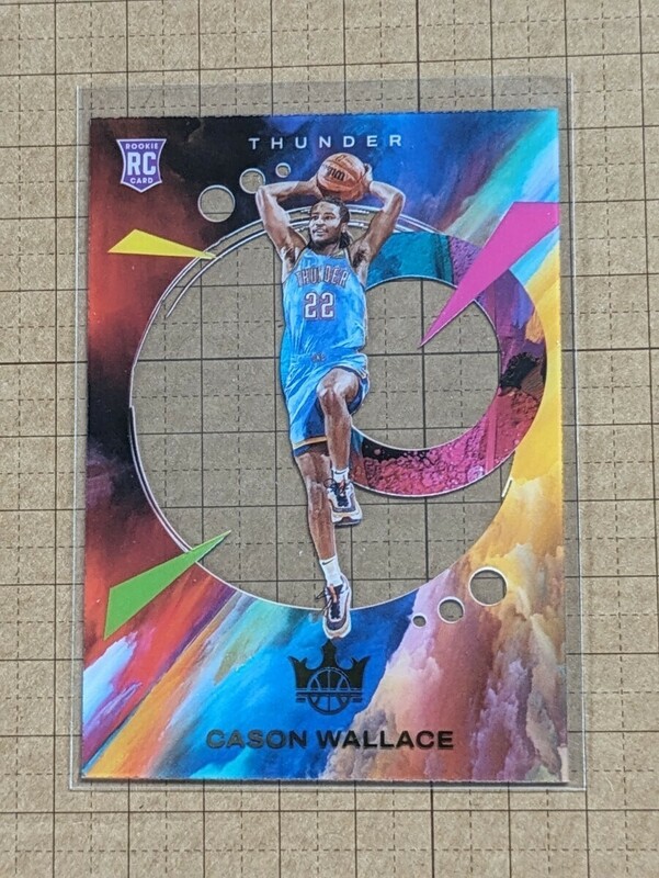 ケイソン・ウォーレス【NBA 2023-24 PANINI COURT KINGS BASKETBALL】CASON WALLACE RC #20 インサート アセテートルーキー