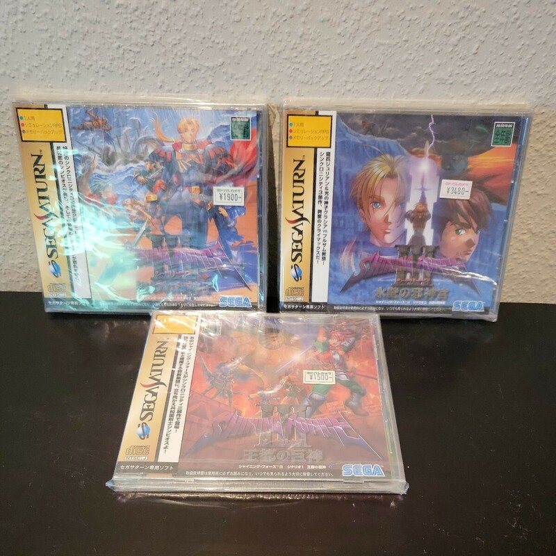 【新品未開封】シャイニング・フォースⅢ 3本セット SEGA サターン