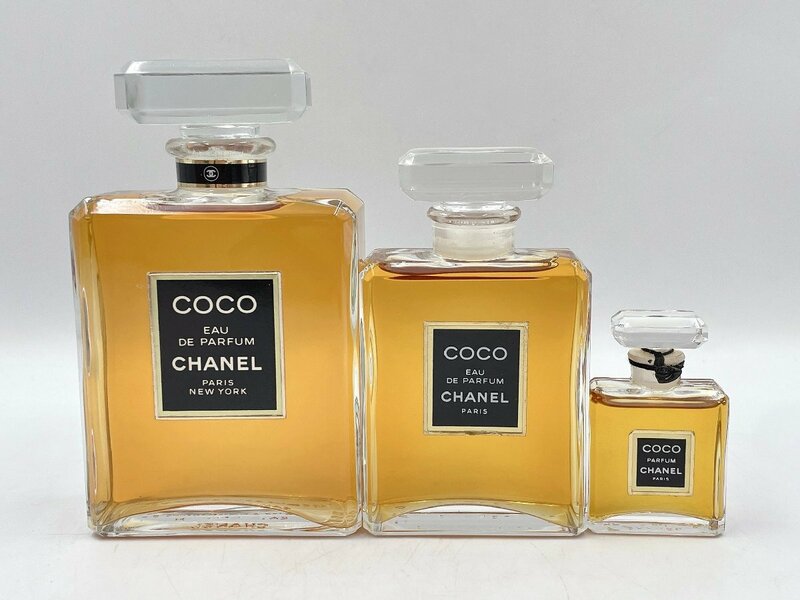 シャネル CHANEL ココ COCO 3本セット オードパルファム パルファム ほぼ満タン 未開封あり 現状品（HJ039）