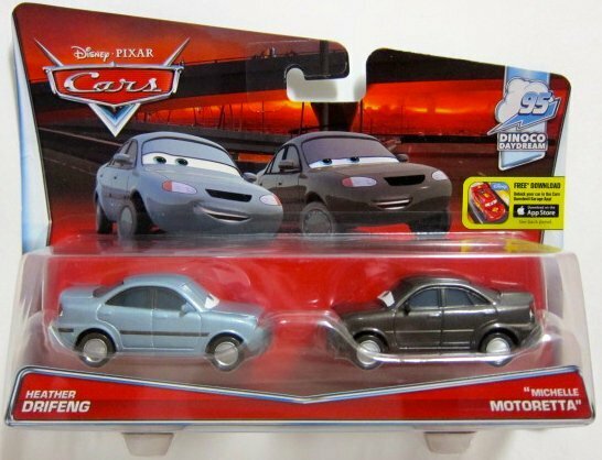 マテル カーズ ヘザードリフェン & ミッシェルモトレッタ ミニカー MATTEL CARS HEATHER DRIFENG & "MICHELLE MOTORETTA" ピクサー