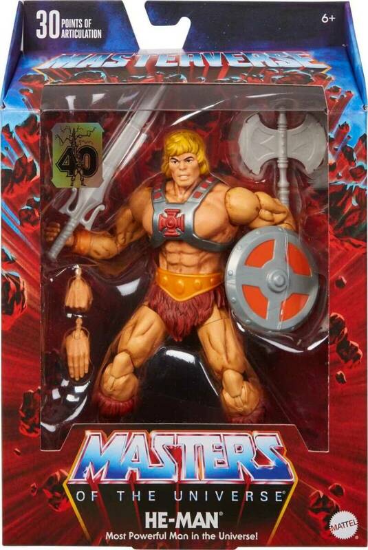 マテル マスターズオブザユニバース 40th ヒーマン フィギュア MATTEL MASTERS OF THE UNIVERSE 40th HE-MAN