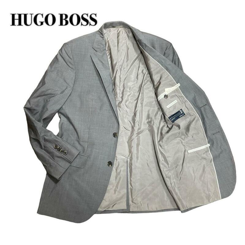 HUGO BOSS ヒューゴボス グアベロ生地 グレーM ビジネス 紳士　１スタ（１円スタート）