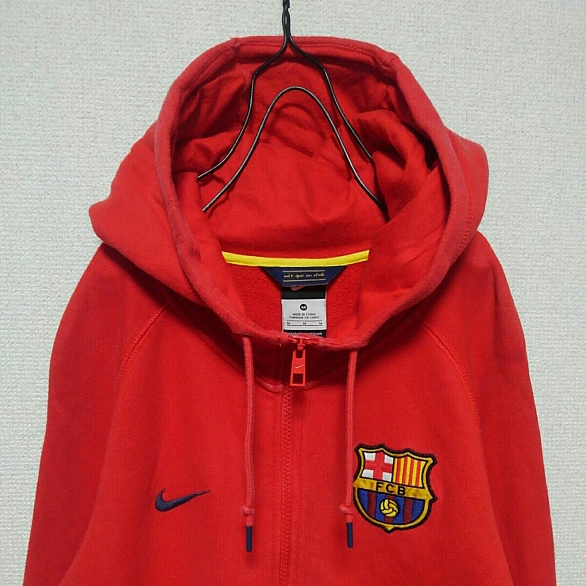 ナイキ NIKE FCB バルセロナ ジップアップパーカー 赤 サッカー クラブチーム リーガエスパニョーラ K20E110
