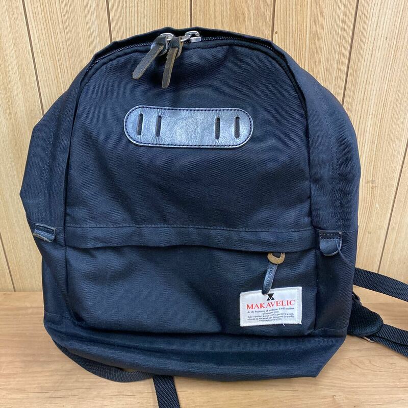 【中古】MAKAVELIC マキャベリック リュック 3105-10104 デイパック 黒 I1013